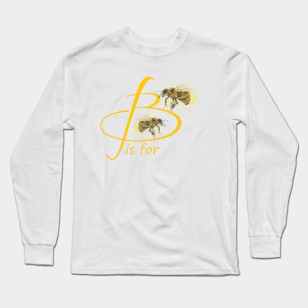 B is for.... Long Sleeve T-Shirt by jellygnomes